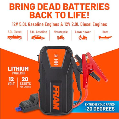 FEK40008 Car Battery Jump Starter 12000mAh (Jump Starter)