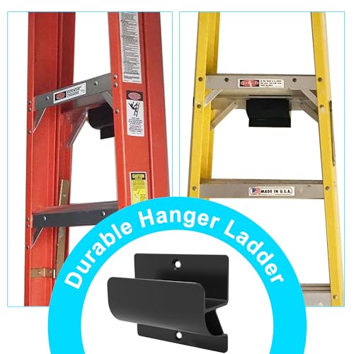 Ladder Hooks for Garage Organization (5 inch 2PCS)