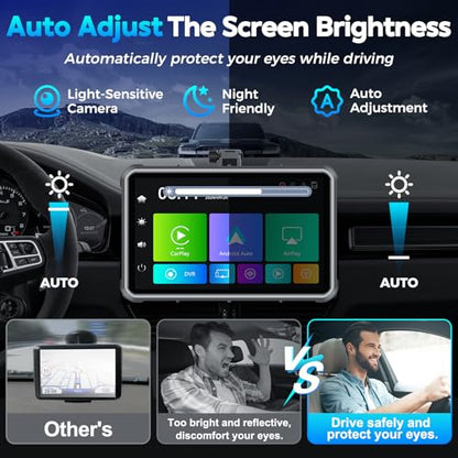 Portable Apple Carplay Screen for Car (8-Inch)