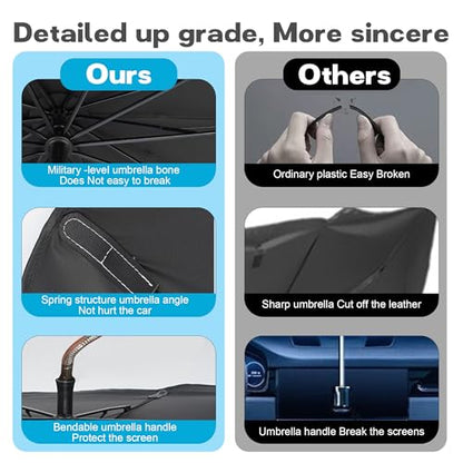 Windshield Sun Shade Umbrella (57'' x 31.5'')