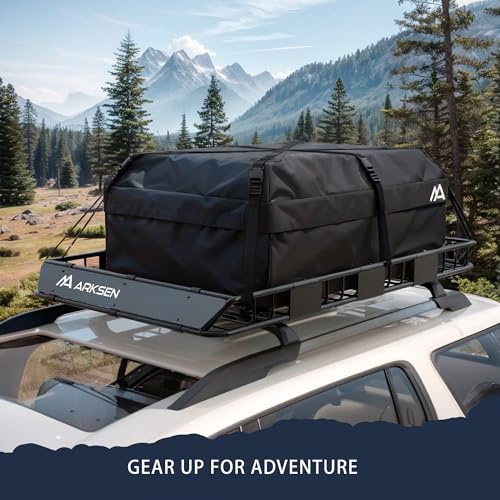 64" x 39" x 5" Roof Rack Cargo Basket with Extension (64" Cargo Rack)