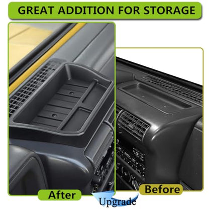 Center Console Organizer Dash Storage Tray for Jeep Wrangler TJ 1997