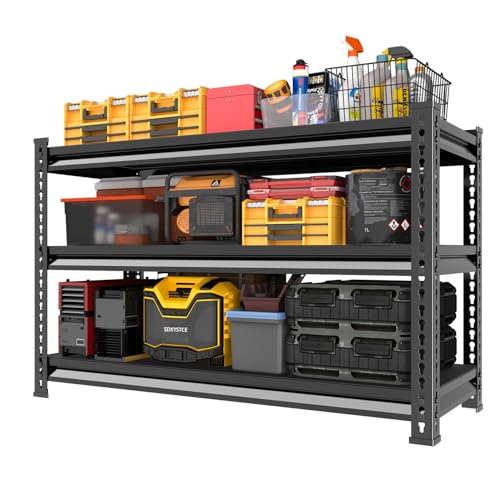 48" W Garage Shelving Heavy Duty (48"W x 16"D x 39"H)