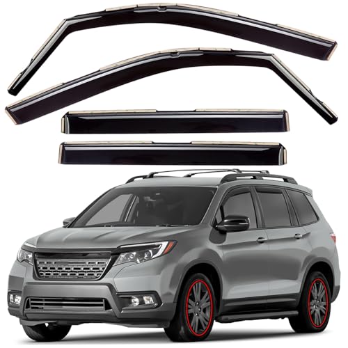 Window Deflectors Smoke Tinted in (For Passport 19-25)