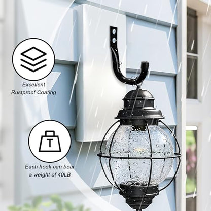 Metal Wall Hooks for Hanging Heavy Duty (3.5''-6pcs)