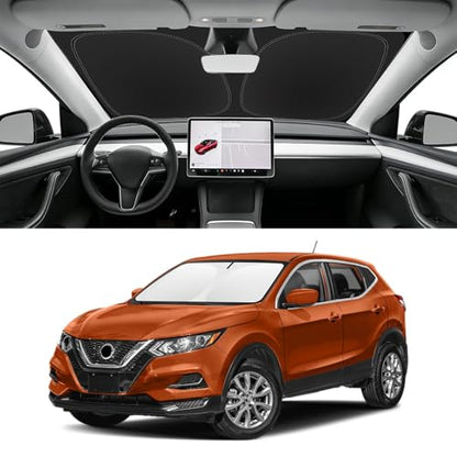 Custom Fit Windshield Sun Shade for Nissan Rogue Sport 2017 (for 2017-2025 Nissan Rogue Sport)