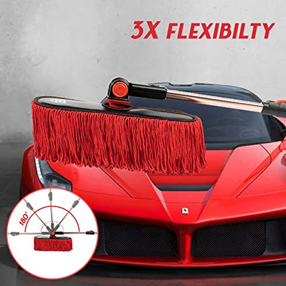 Car Duster Exterior Scratch Free (Red Carduster-cotton)