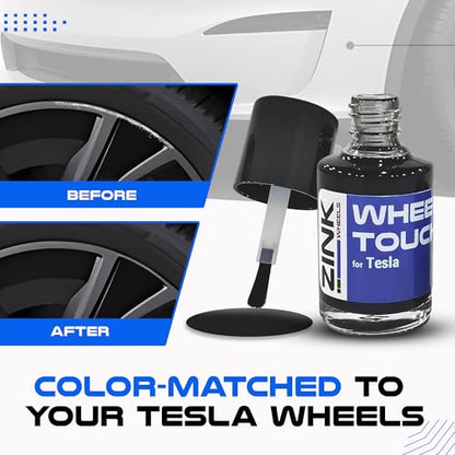 Premium Tesla Wheel Curb Rash Repair Kit for 20" Model X grey Perihelix wheels (Tesla Model X / 20" Grey Perihelix)