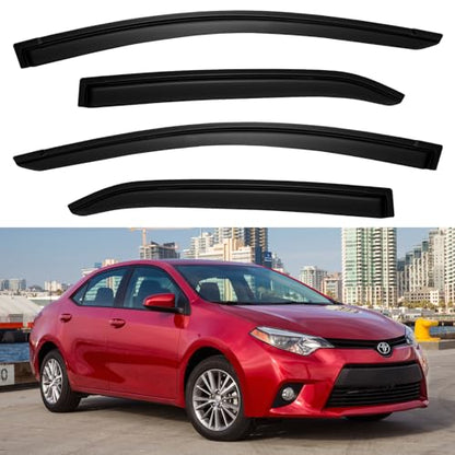 Window Visors Rain Guards for Toyota Corolla 2014 (2014-2019 Toyota Corolla)