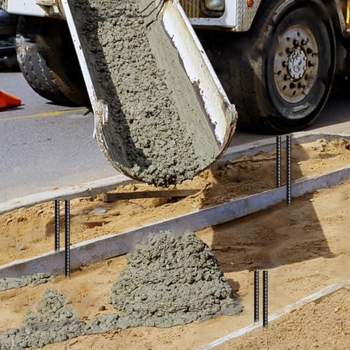 Rebar Stakes 16 Inch 20 Pack Heavy Duty Ground Anchors with Chisel Point End Long Straight Steel Tent Stakes 3 (I-16"x3/8"-20pcs)
