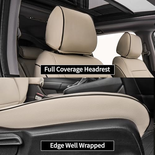 Custom Seat Covers for KIA Sportage 2017 (Beige / 2017-2022 Sportage S,EX,LX,SX,SX TURBO)