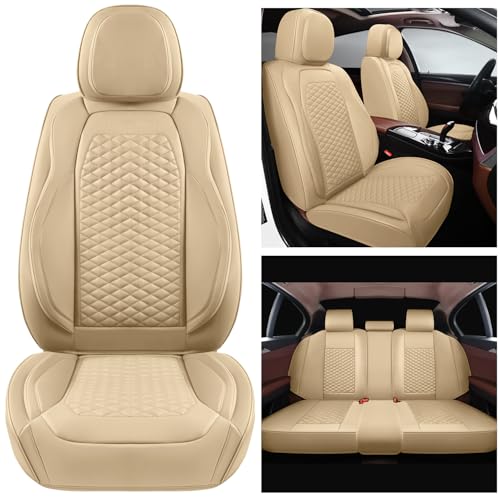 Car Seat Covers Full Set (5 Pack / Beige)