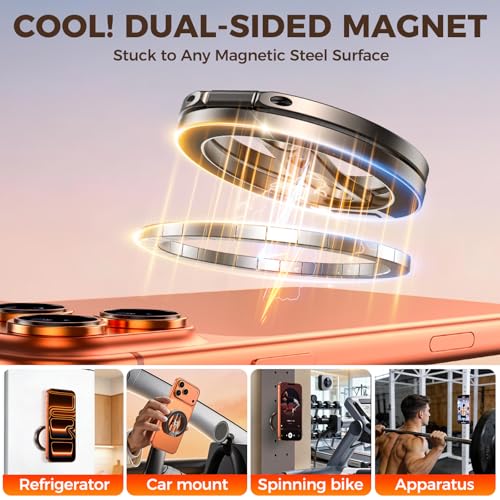 Magnetic Phone Ring Grip for MagSafe Dual (grey)