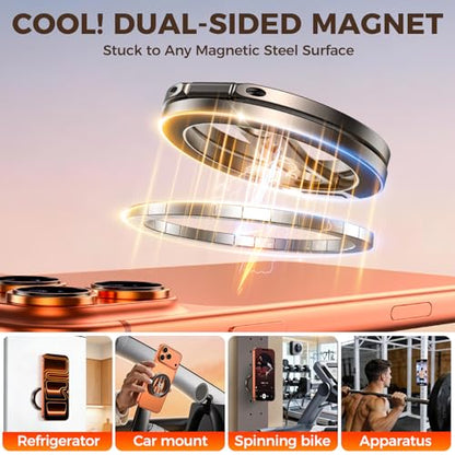 Magnetic Phone Ring Grip for MagSafe Dual (grey)