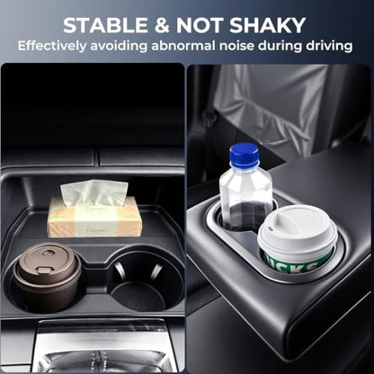 Center Console Cup Holder Inserts for Mazda CX5 2026 (Fits for 2026+ CX-5, Front & Rear)