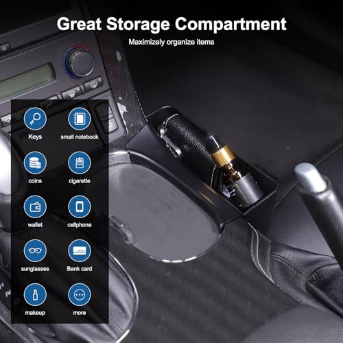 Car Center Console Side Hanging Storage Box Compatible with Chevy Corvette C6 2008
