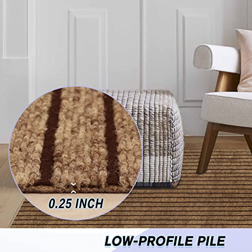 Custom Size Backed Non (Brown Strip / 3FT*52FT)
