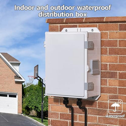 Outdoor Electrical Junction Box (13"H x 9.2"L x 5.6"W & Standard)