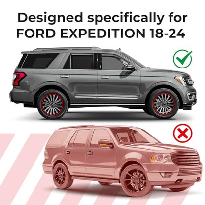 Window Deflectors Smoke Tinted in (For Expedition 18-24)