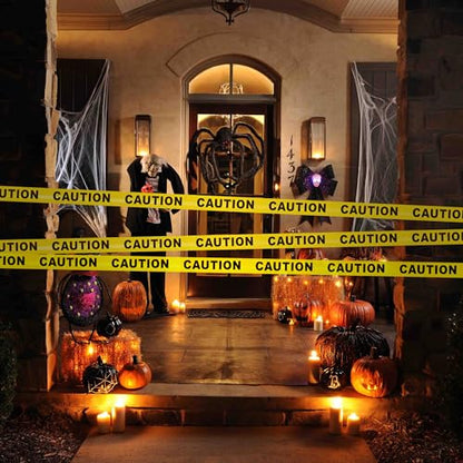 2 Pack Yellow Caution Tape Roll