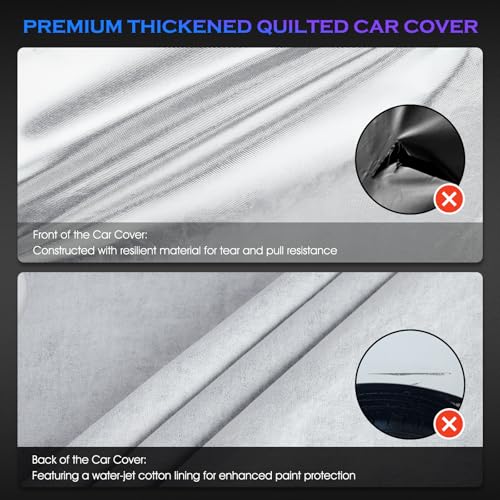 Car Cover Custom Fit for Honda CRV 1997 (Fit for Toyota RAV4 / Honda CRV Silver)