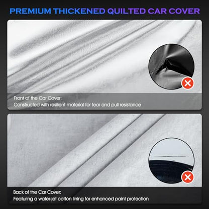 Car Cover Custom Fit for Honda CRV 1997 (Fit for Toyota RAV4 / Honda CRV Silver)