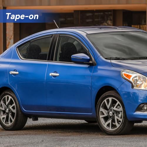Window Visors Rain Guards for 2012 (2012-2019 Nissan Versa Sedan)