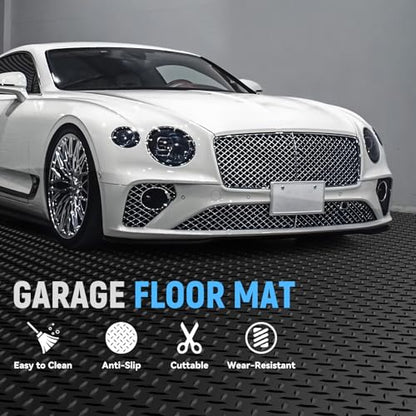 4x6 FT Garage Floor Mat (4x6 FT / Black)
