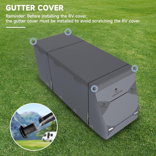 Class C RV Cover Fits 23 (Class C RV Cover(Grey) / Fits 23-26FT)