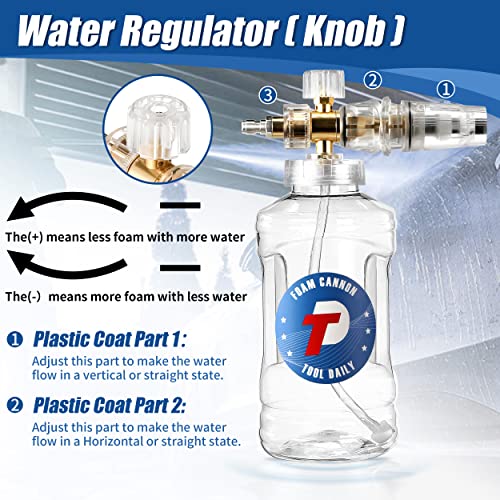 Pressure Washer Foam Cannon (Transparent)