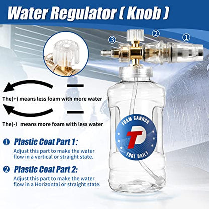 Pressure Washer Foam Cannon (Transparent)