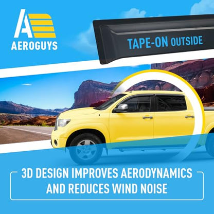 Extra Durable Window Deflectors Tape (For Toyota Tundra 07-21)