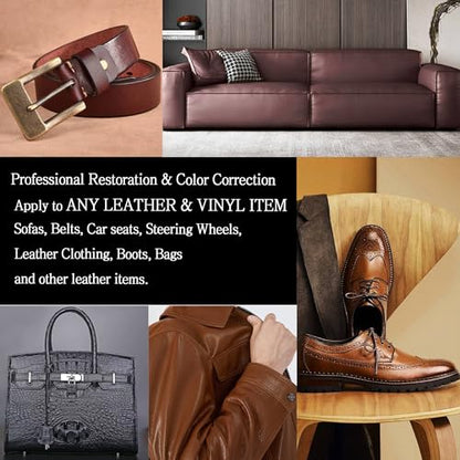 Leather Recoloring Balm (Light Brown)