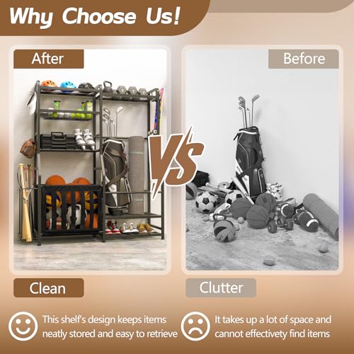 Sports Equipment Organizer (Pro(Large))