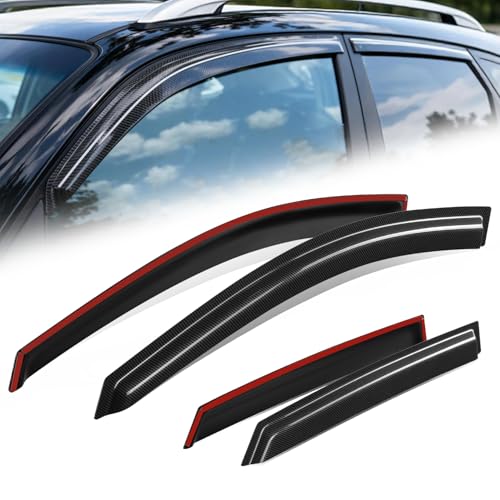 4PCS Tape On Window Visors for 2010 (10-15 Tucson)