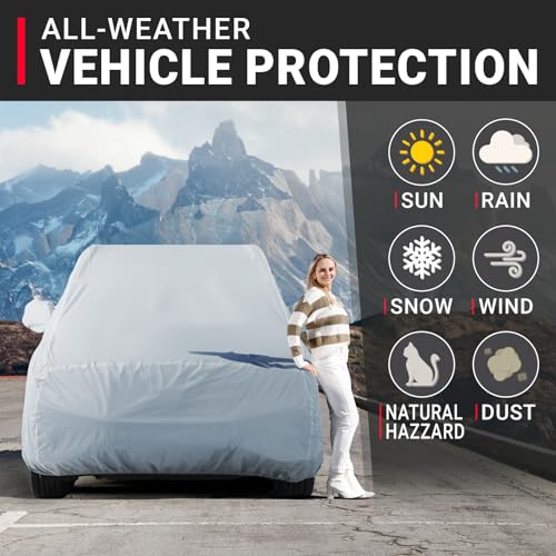 SUV Car Cover Waterproof All Weather for 2016 (73. Envision 2016-2026 / Sky Gray)