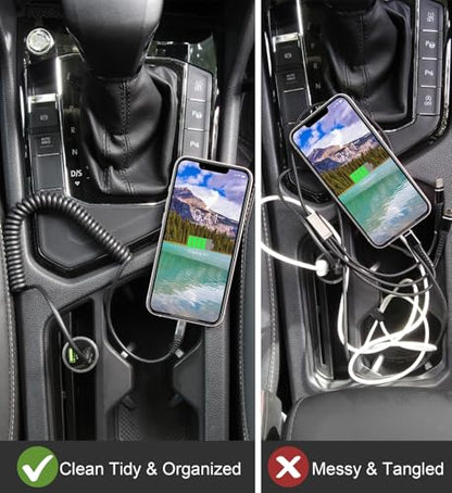iPhone Charger Cable 6FT for Car (6FT / USB A to Lightning / Black)