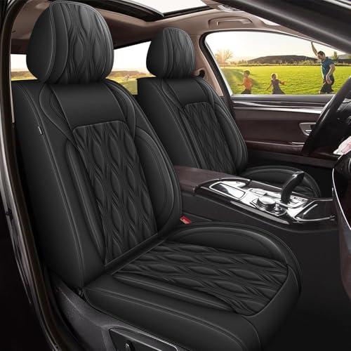 Full Set Waterproof Leather Seat Covers for Acura RDX 2008 (#067 Black / 32.RDX-5 Seat Covers Full Set)