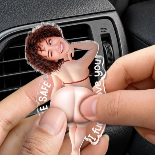 Custom Photo Squishy Acrylic Car Vent Clip