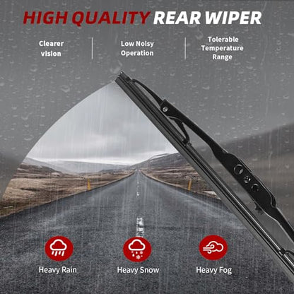 Premium Windshield Wiper Blades (24"+21"+13")