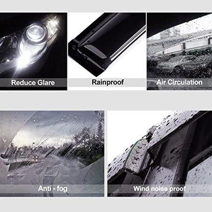 Window Visors Rain Guards for 2013 (2013-2019 Pathfinder(In-Channel))