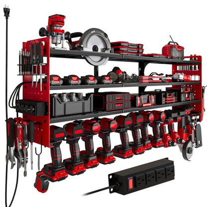 Power Tool Organizer Wall Mount (Red)