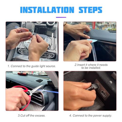 EL Wire Interior Car LED Strip Lights