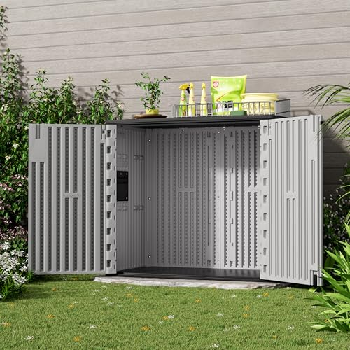 Outdoor Storage Cabinet for Patio & Garden Shed