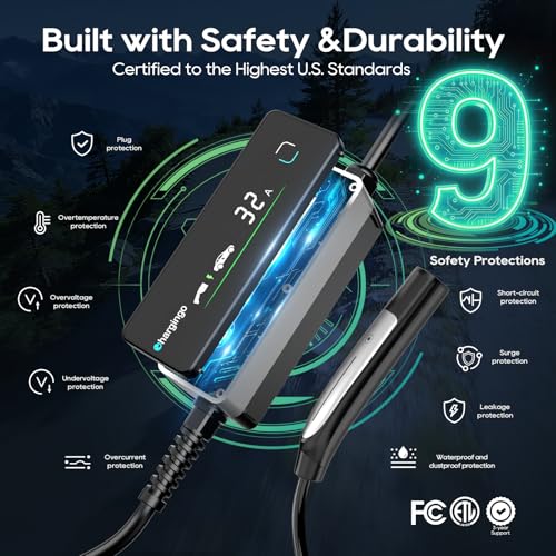 Level 2 EV Portable Charger for Tesla (Tesla-32A / 32A)