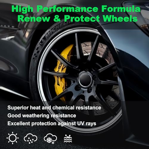 Black Spray Paint for Wheels (Black / 13 Ounce (Pack of 2))