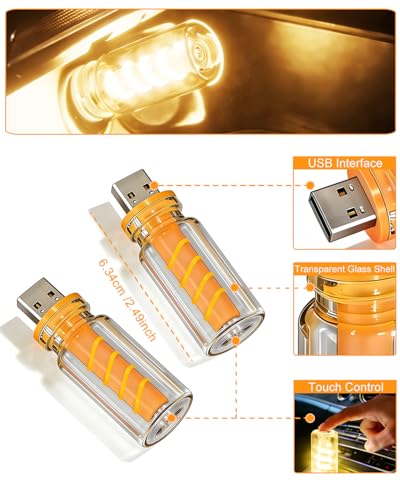 Warm White Touch Dimmable USB Night Light (Warm white)