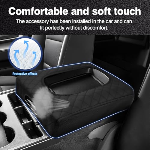 Center Console Cover for 2014 (3)14-18|Silverado&Sierra|Jump Seat,Diamond,Regular)