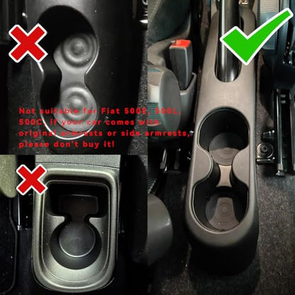 Compatible with Fiat 500 Armrest 2012