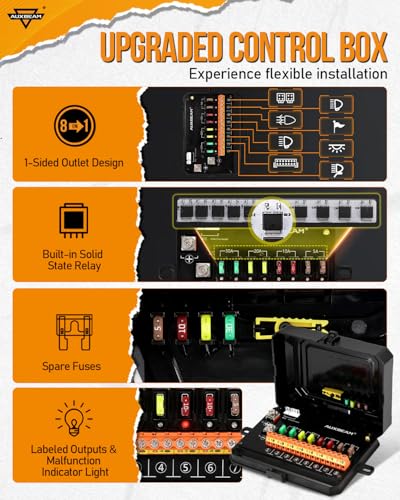 8 Gang Switch Panel Bluetooth RGB AC (8 Gang Remote Bluetooth Panel (One Side Output))